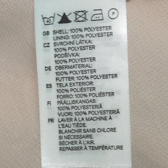 Pink/Neutral Layered/Tiered V-neck Dress from H&M - Picture 4 of 4